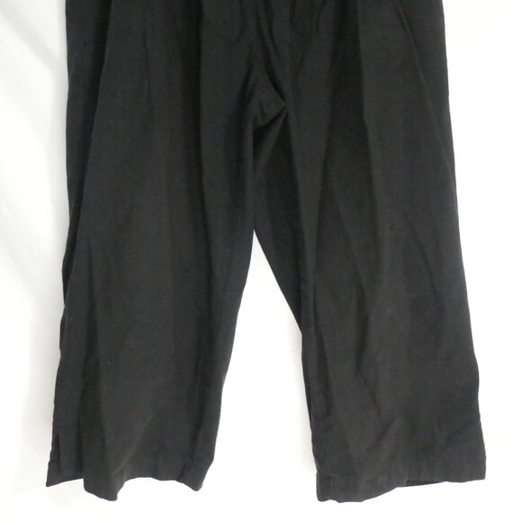 CATHY DANIELS | large | 100% Cotton | Black Bermuda - Long Shorts | Pockets - Picture 6 of 16